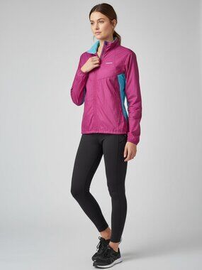 Patagonia Magenta and Turquoise Lightweight Wind Jacket